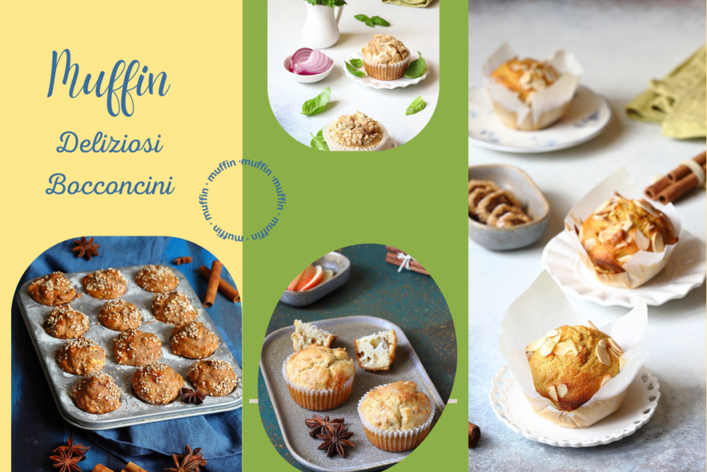 Muffin dolci e salati: deliziosi bocconcini